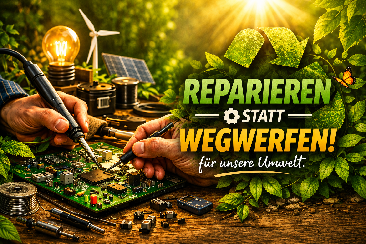 Reparieren statt Wegwerfen